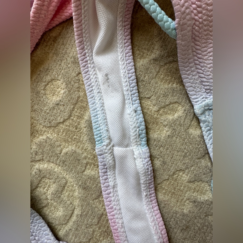 Boutine LA Pink and Light Blue Ombre- Bikini Set -medium top/small - Picture 13 of 14